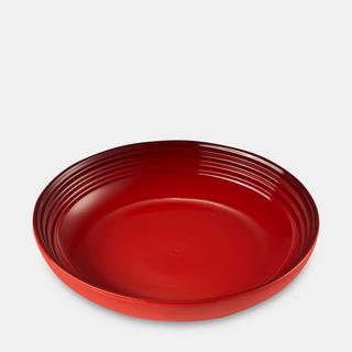 LE CREUSET Teller tief Kirschrot 