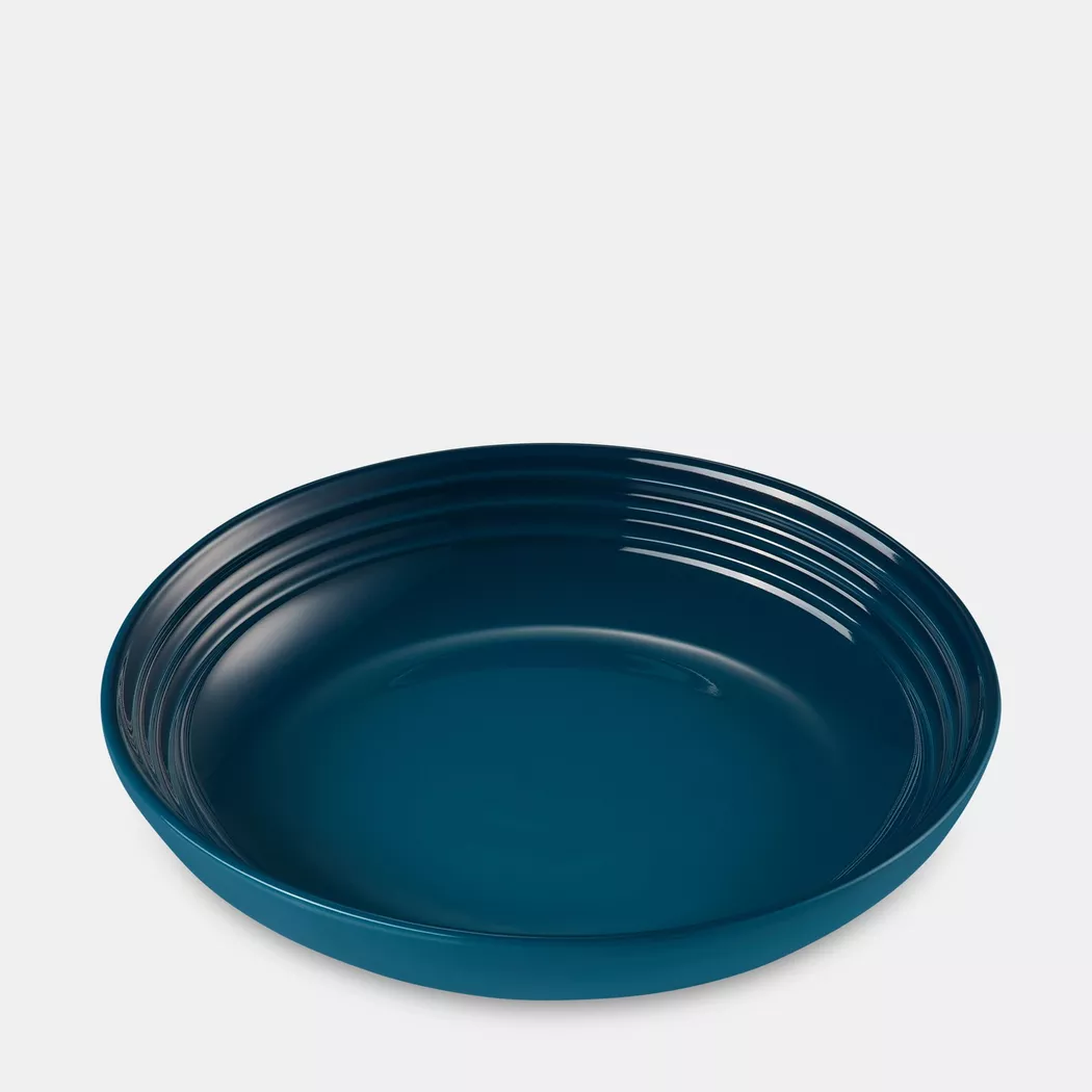 Le Creuset - Teller tief, 22cm, Blau