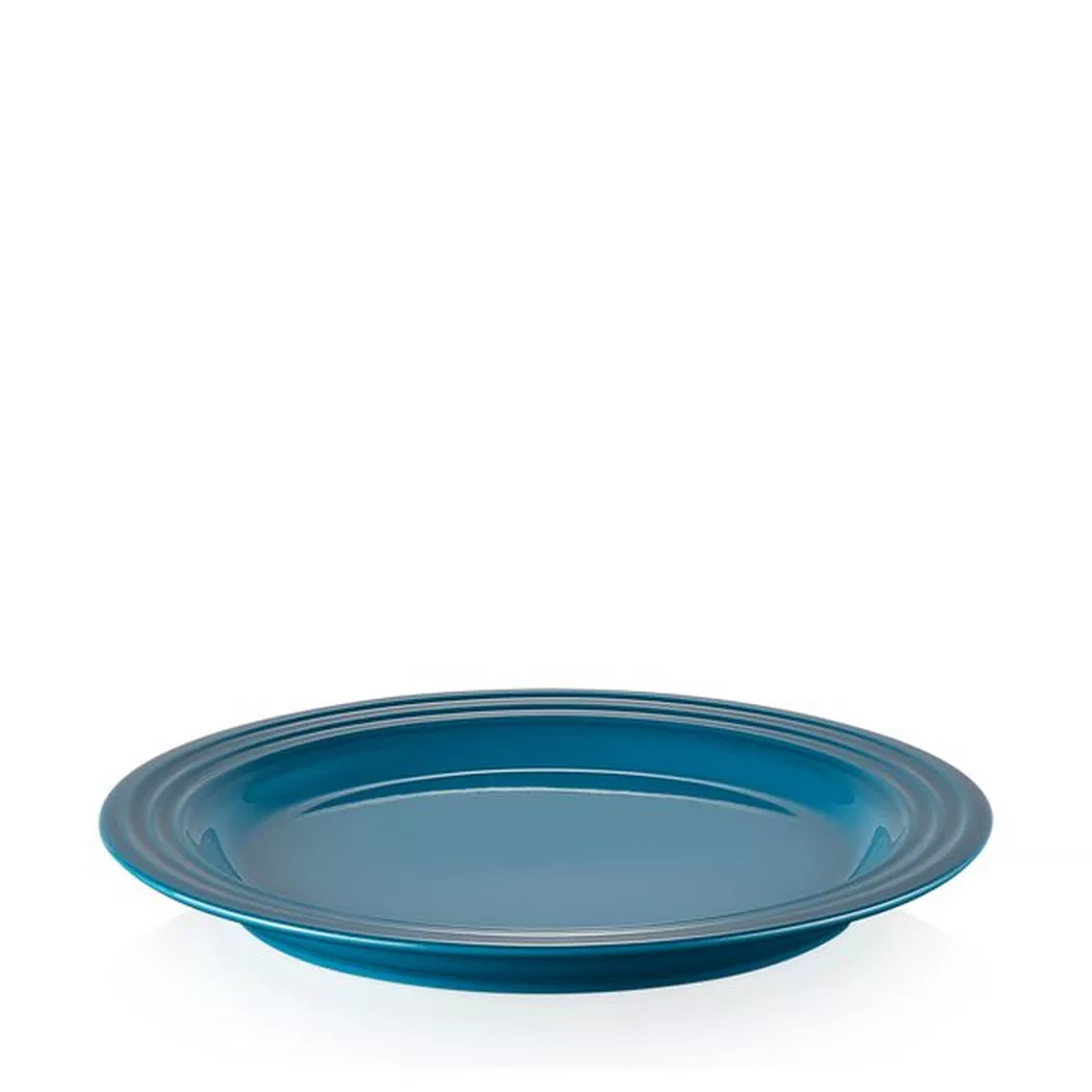 Le Creuset Teller Flach Plate Blue 27cm
