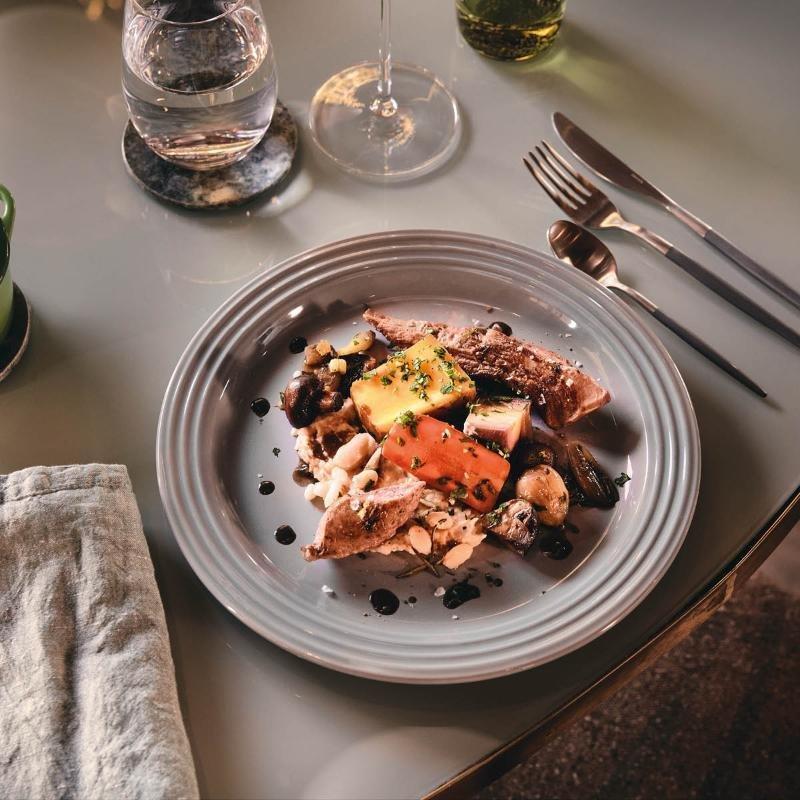 LE CREUSET Assiette plate Flint 