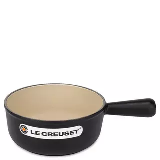 LE CREUSET Caquelon für Käsefondue  Black