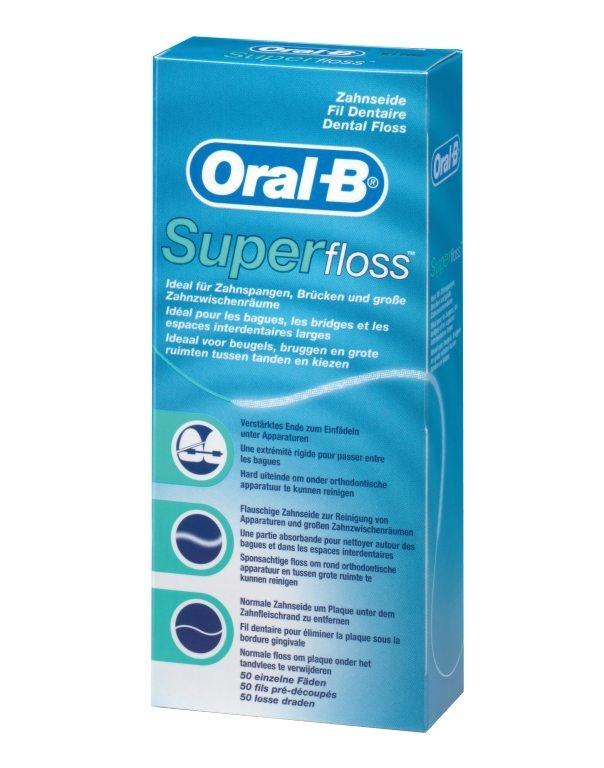 Image of Oral-B Superfloss Zahnseide 50 Fäden - 50 Stück