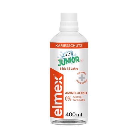 elmex  Junior 6-12 Jahre Mundspülung, Kariesschutz Für Die Neuen, Bleibenden Zähne 