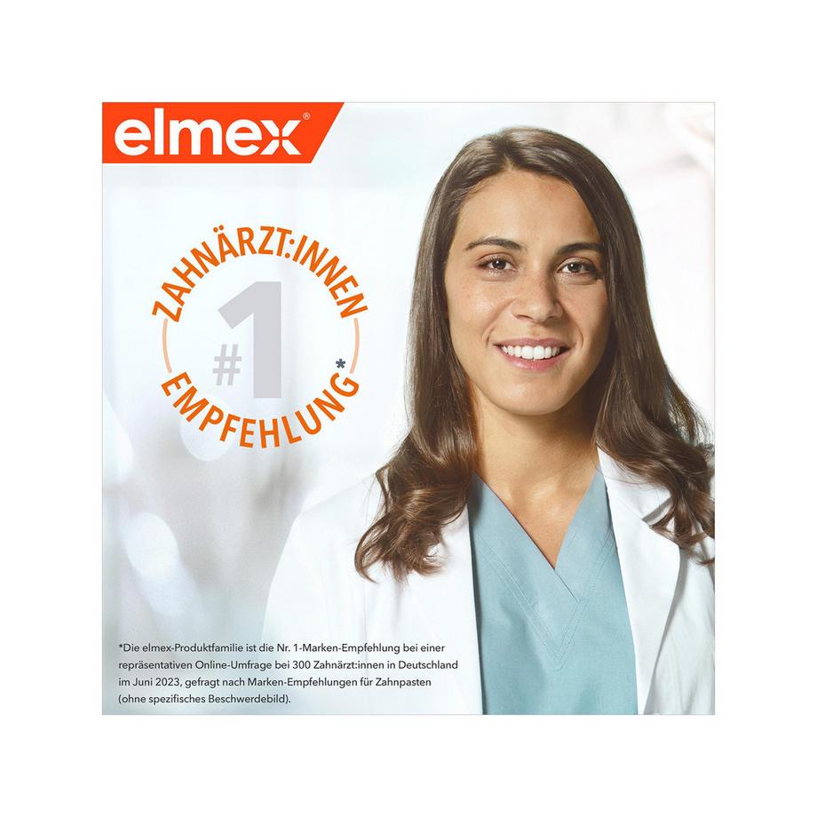 elmex JUNIOR Junior 6-12 Jahre Kinder-Zahnpasta, Kariesschutz Für Die Neuen, Bleibenden Zähne 