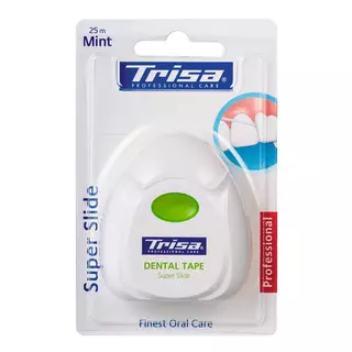 Trisa Super Tape Mint Fluor Fil dentaire Super Slide mint 