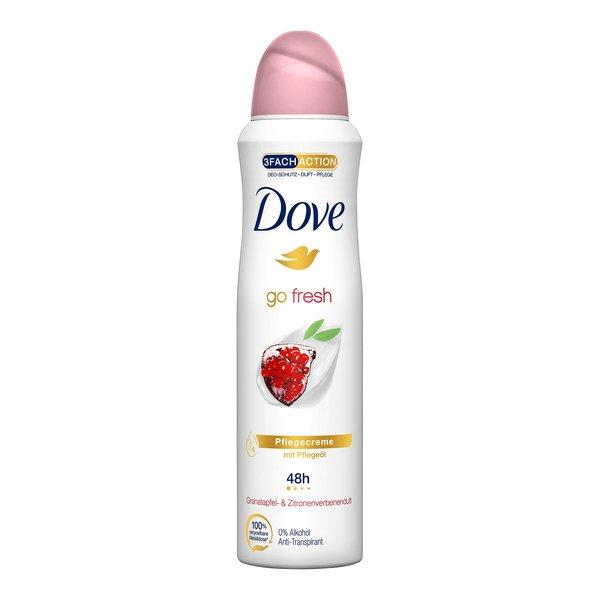 Image of Dove Go fresh Granatapfel- und Zitronenverbenenduft Antitranspirant-Spray - 150 ml