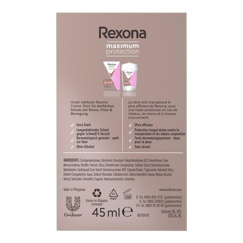 Rexona Maximum Protection Confidence REXONA DEO CREME MAX.PROTECT.CONFID.DUO 