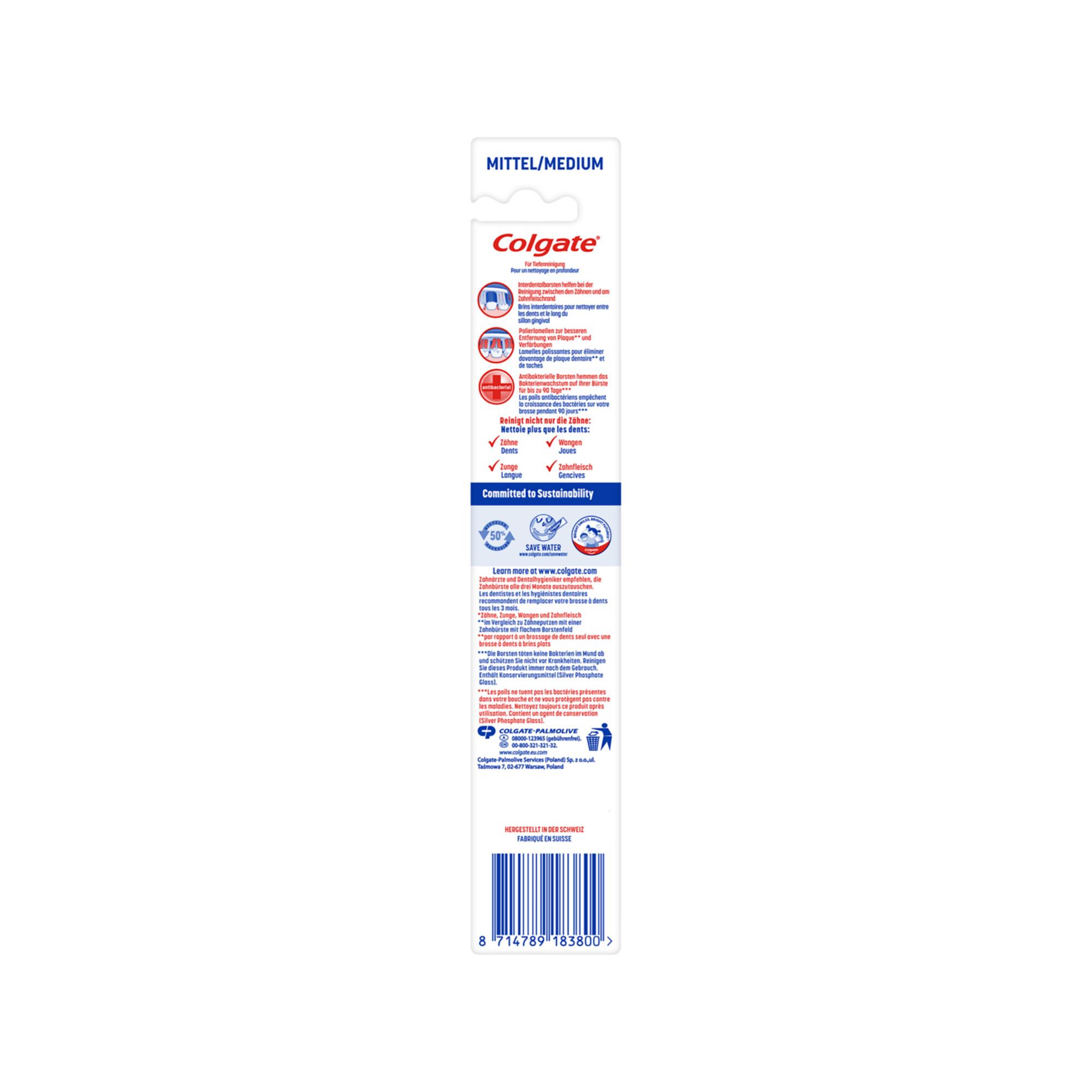 Colgate 360° MEDIUM Spazzolino 360° Deep clean 