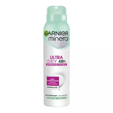 Mineral UltraDry Spray, Anti-Transpirant, intensiver Schutz vor Körpergeruch und Achselnässe, bis zu 48 h Wirkung