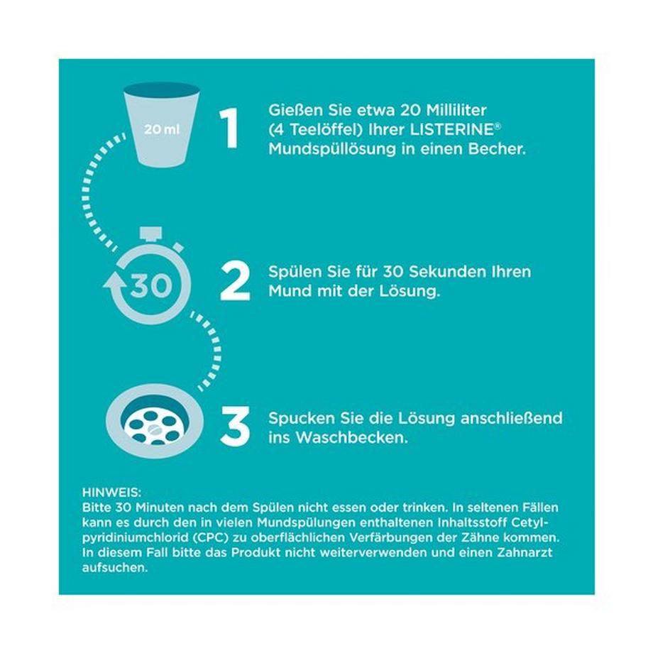 LISTERINE  Mundspülung Coolmint 