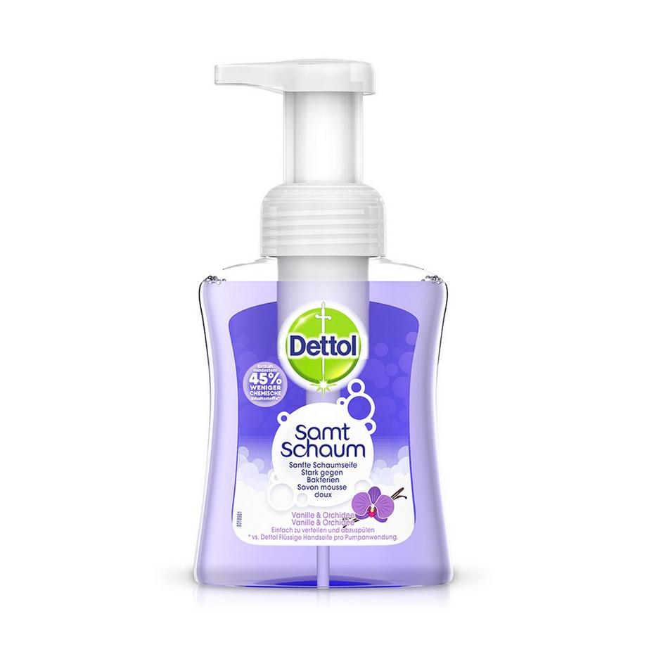 Dettol Samtschaum - Vanille & Orchidee Sapone liquido a schiuma Vaniglia e orchidea 
