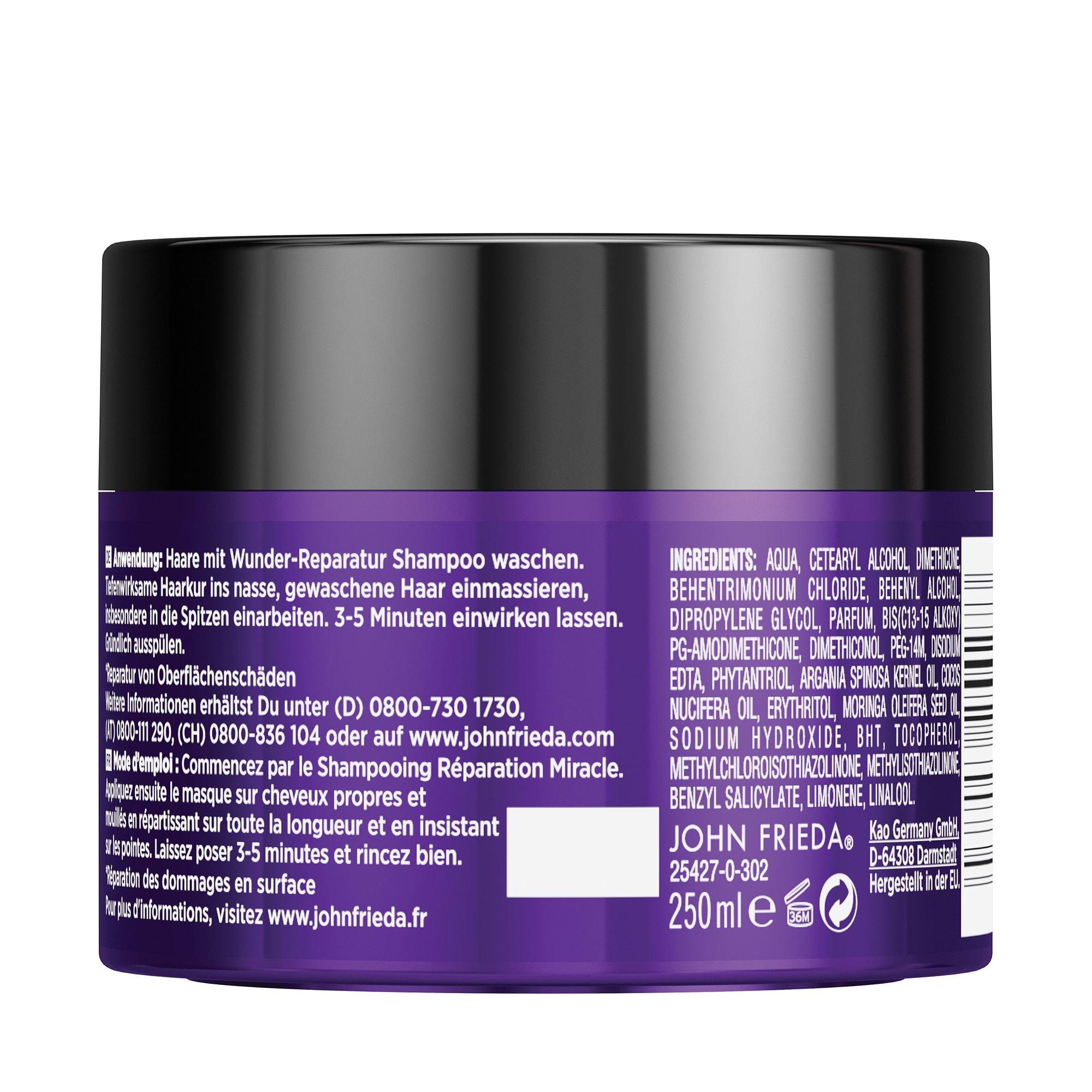 JOHN FRIEDA Frizz Ease Wunder-Kur Frizz Ease Réparation Miracle Masque Intensif 
