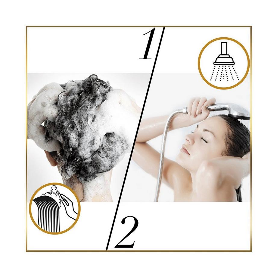 PANTENE  Pro-V Glatt & Seidig Shampoo, Für Widerspenstiges Haar 