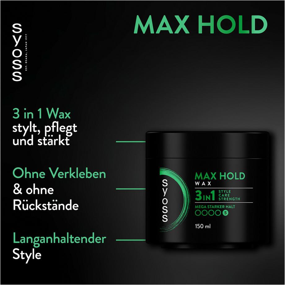 syoss May Hold Power Wax Max Power Hold 