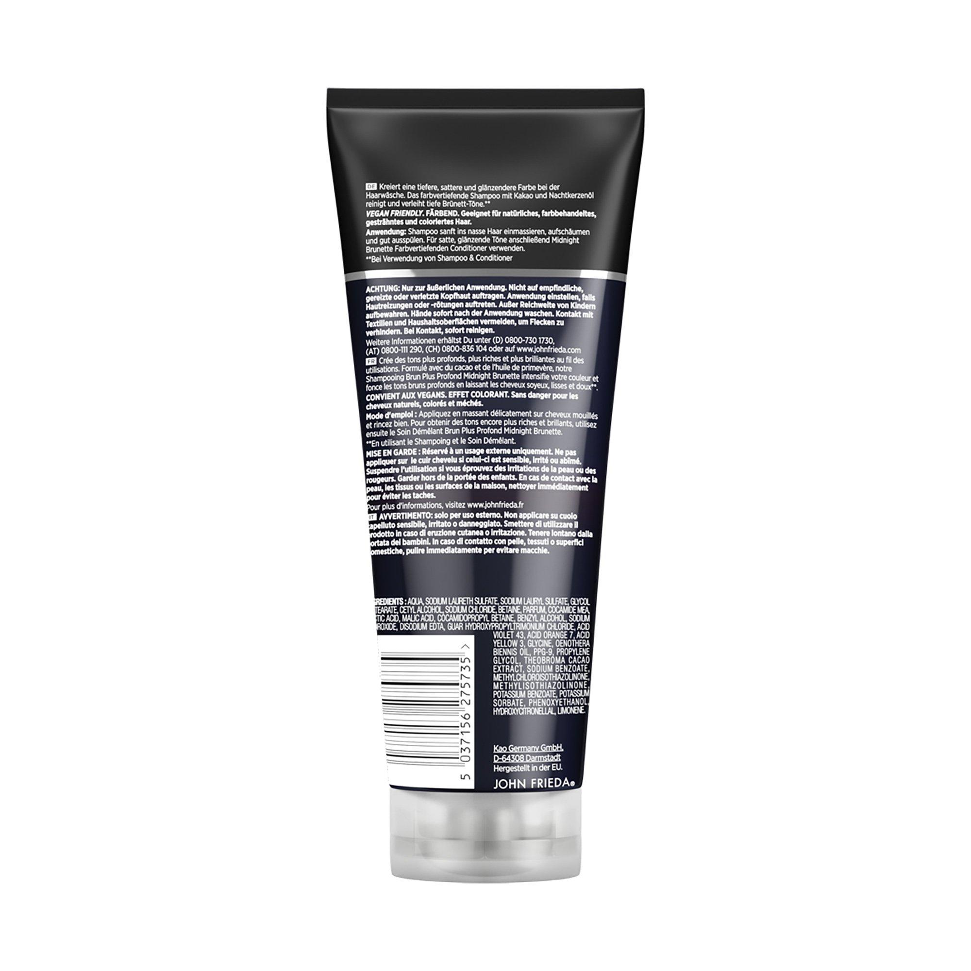 JOHN FRIEDA Midnight Brunette
 Midnight Brunette Shampooing 