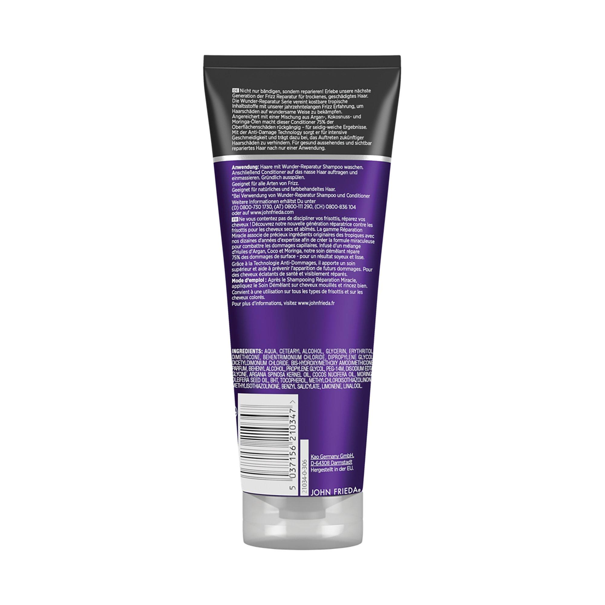 JOHN FRIEDA Frizz Ease Wunder-Reparatur Frizz Ease Réparation Miracle Soin Démêlant  