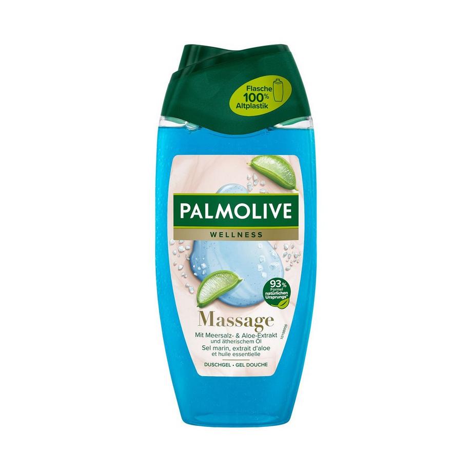 Palmolive Wellness Massage Wellness Massage Gel Douche, Aux Extraits De Sel Marin Et D'aloès Et Aux Huiles Essentielles 