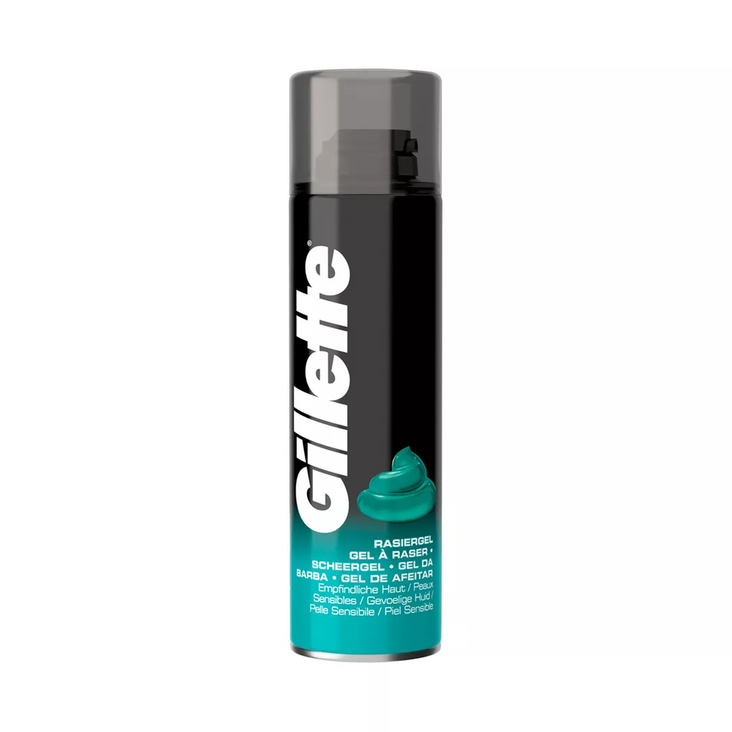Gillette - Rasierschaum Basis Empfindliche Haut, 200 ml