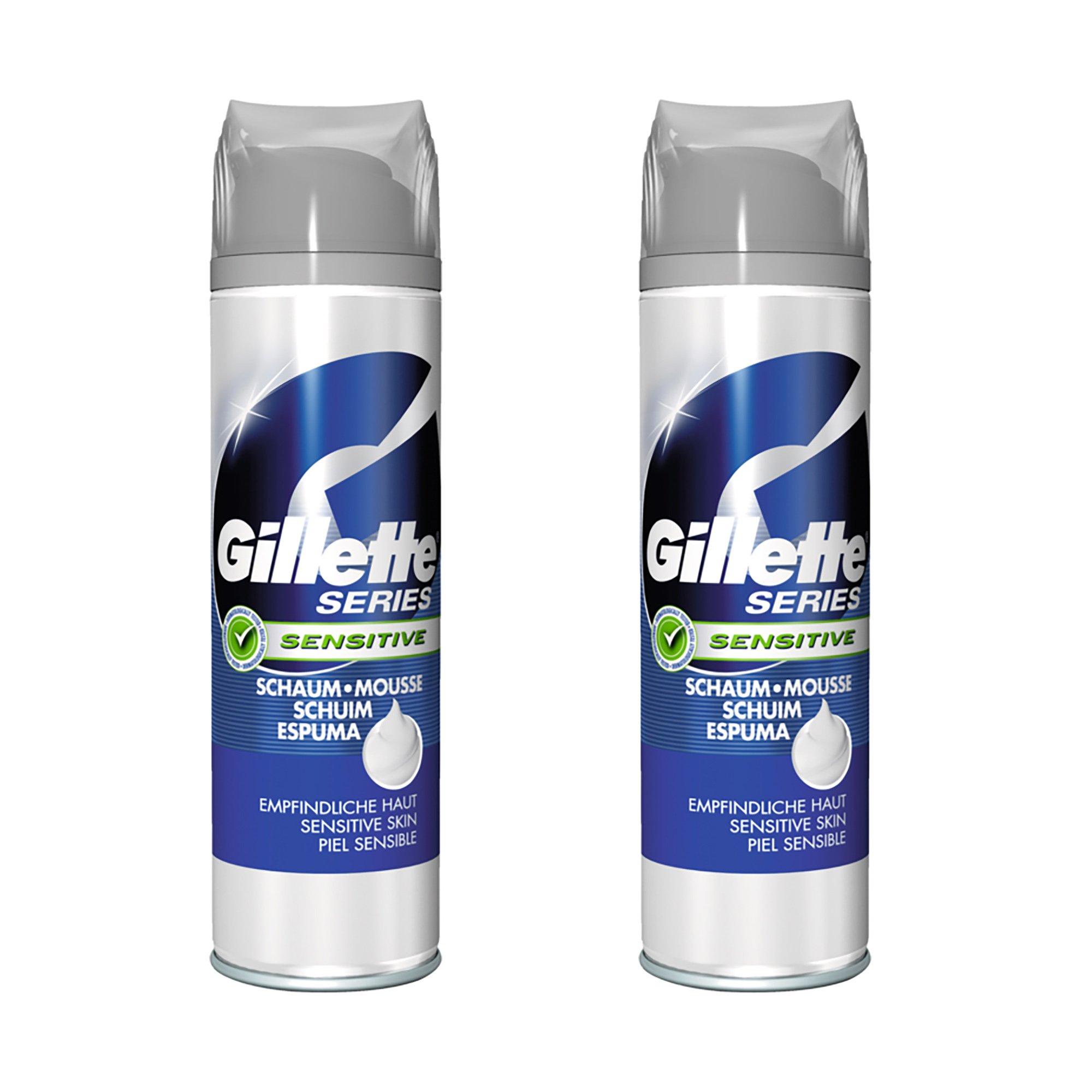 Image of Gillette Series Schaum für empfindliche Haut DUO - 2x250ml