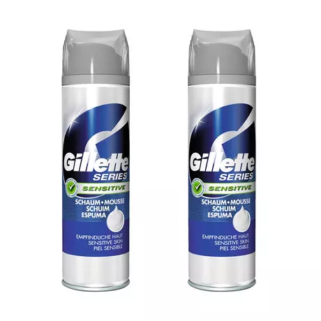 Gillette  Series Schiuma da Barba per Pelle Sensibile Duo 