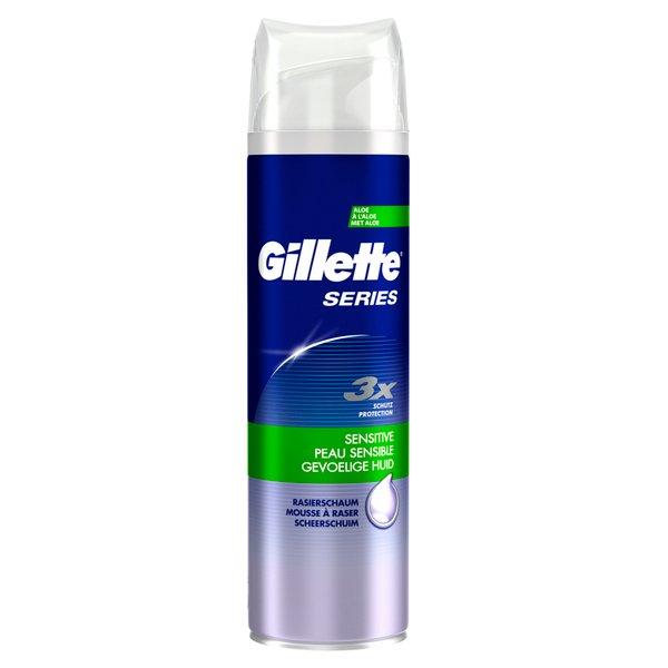Image of Gillette Series Sensitive Rasierschaum Empfindliche Haut - 250ml