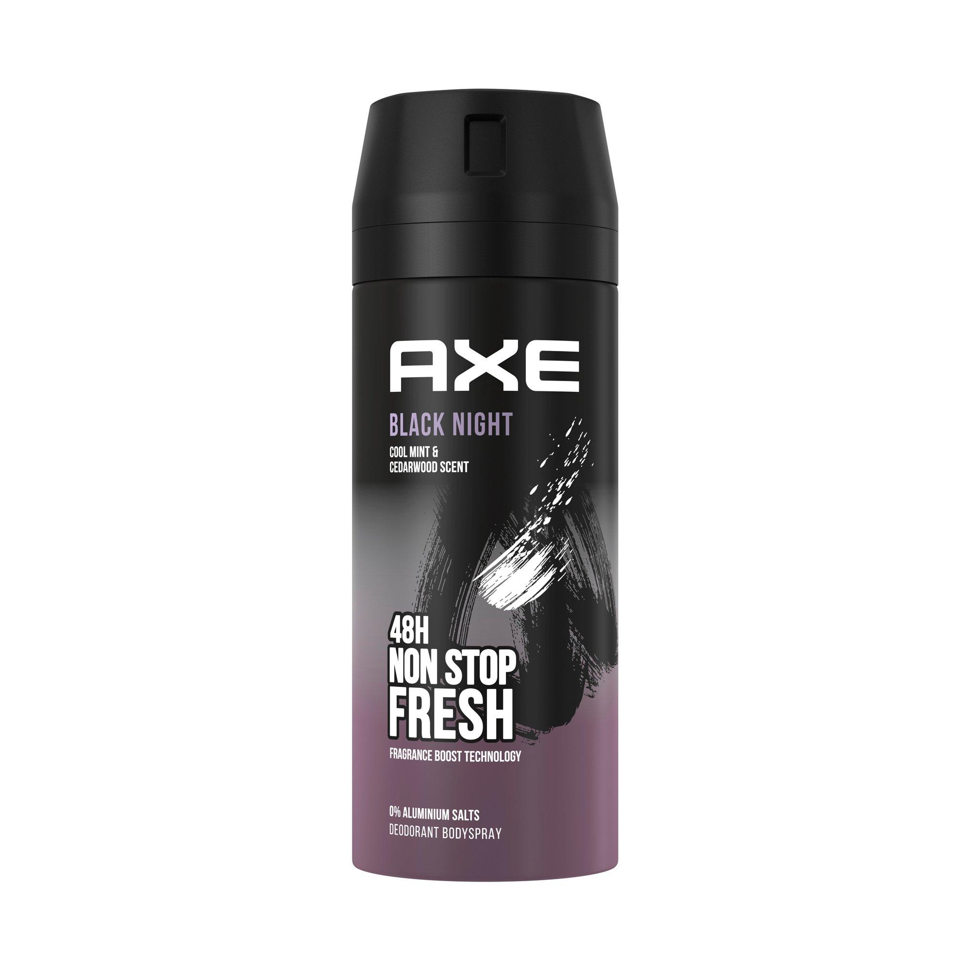 Image of AXE Blacknight Deodorant & Bodyspray Black Night ohne Aluminiumsalze - 150 ml