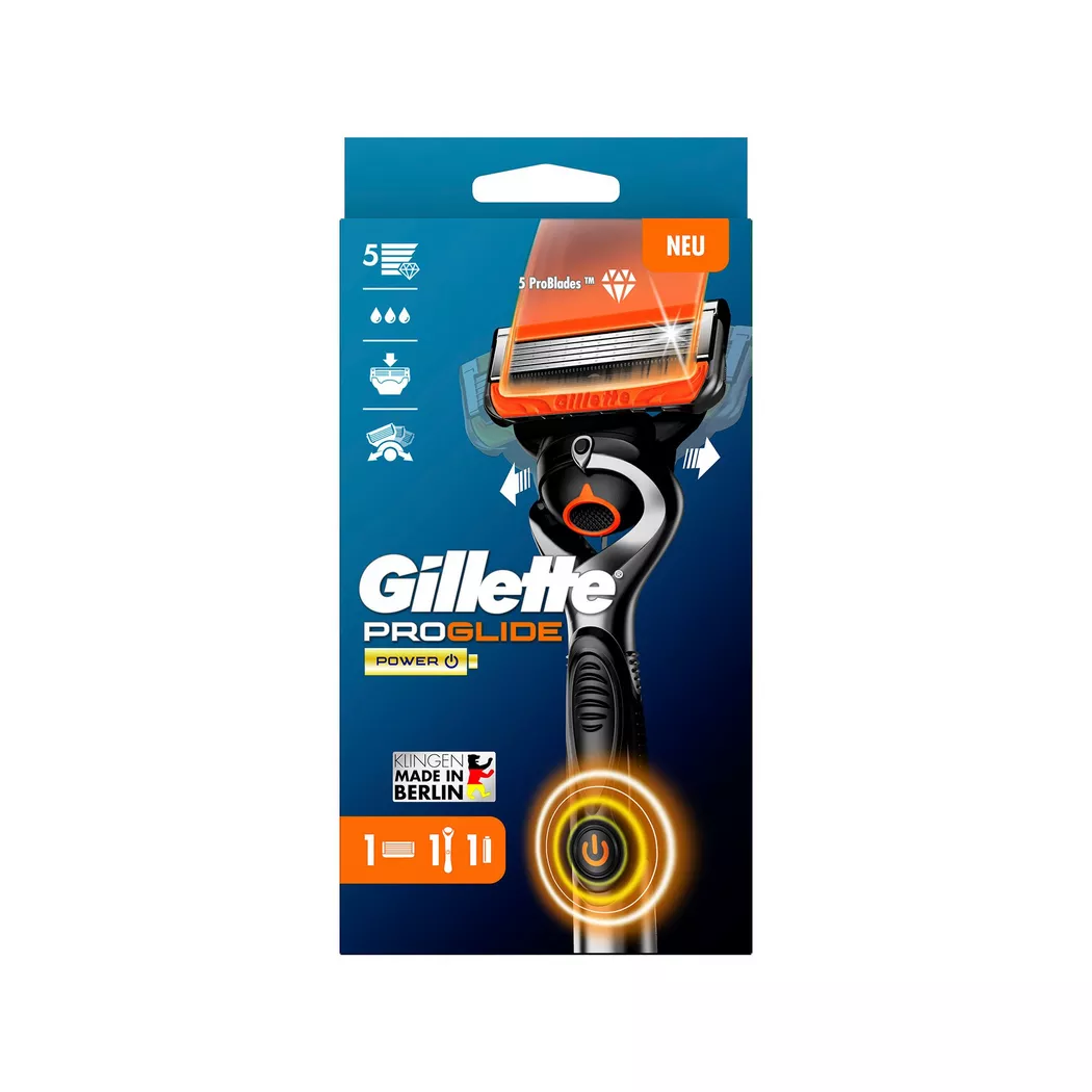 Gillette - Fusion Pro Glide Flexball Rasierer Power, ProGlide Flexball Power, One Size