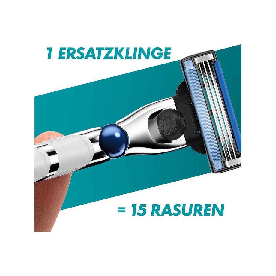 Gillette Mach3 Turbo 3D Mach3 Rasoio Turbo + 1 lametta 