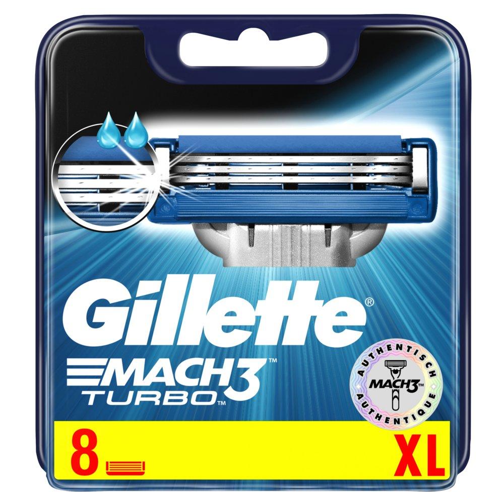 Image of Gillette Mach3 Turbo Klingen - 8 pieces