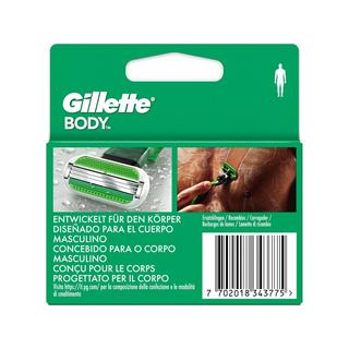 Gillette Body Systemklingen Body Systemklingen, Körperrasur 