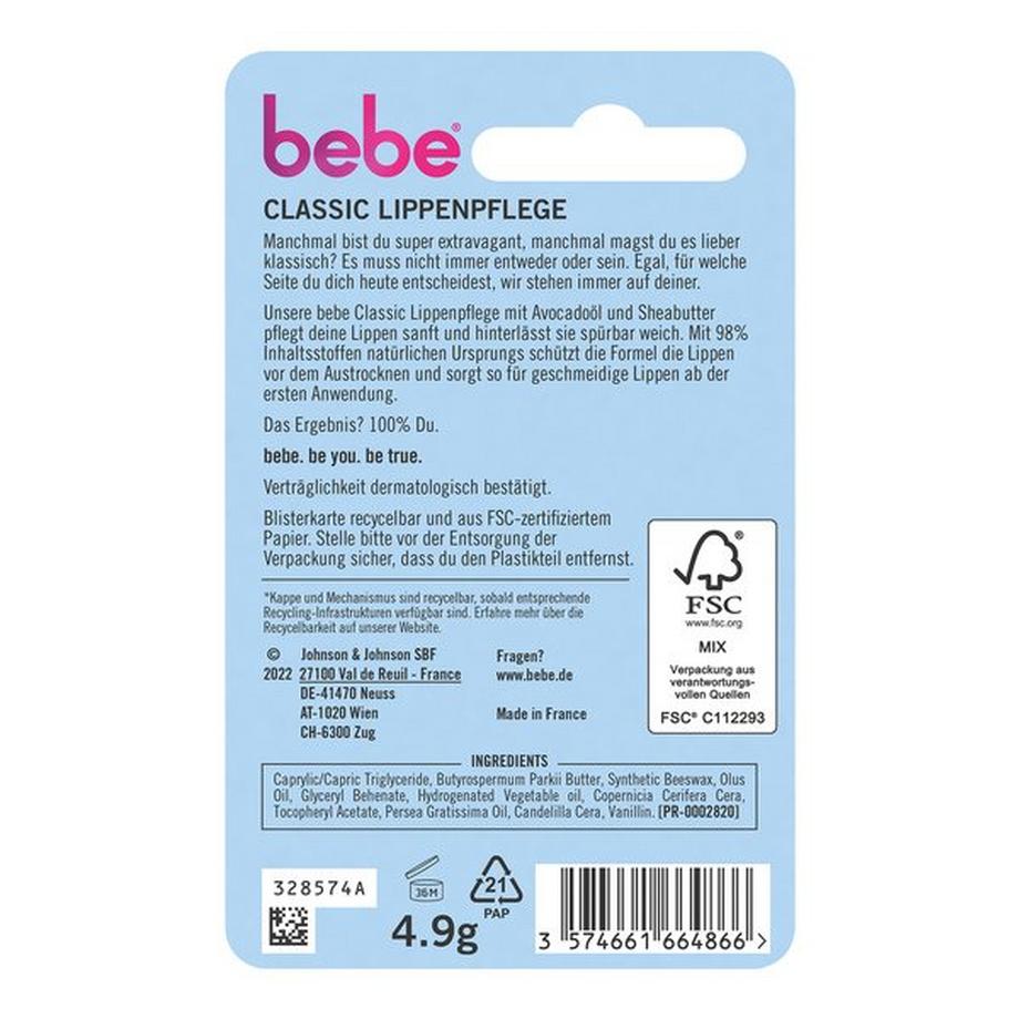 bebe Young Care Classic Balsamo labbra Classic 