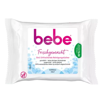Lingettes nettoyantes rafraîchissantes 5-en-1