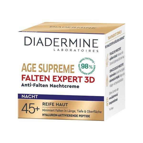 Image of DIADERMINE Falten Expert 3D Age Supreme Nachtpflege Falten Expert 3D Anti-Falten Nachtcreme - 50ml