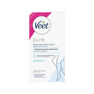 Veet Pure - Sensible Haut - Körper & Beine Kaltwachsstreifen sensitive Haut Körper 