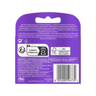 Gillette Venus SWIRL Extra Smooth Swirl Lames de Rasoir 