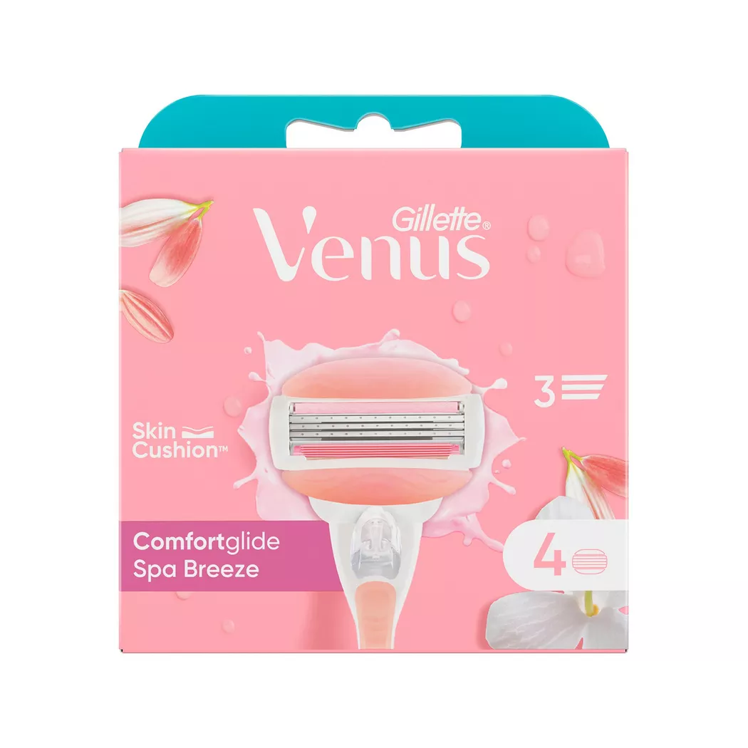 Gillette Venus - Rasierklingen, Spa Breeze, 4 Stück