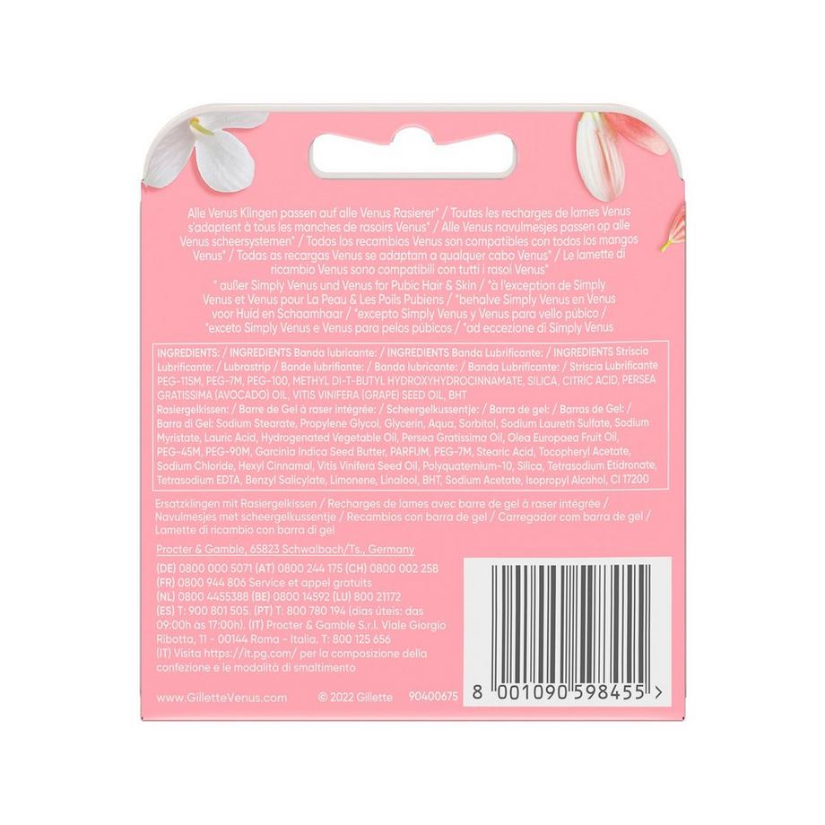 Gillette Venus Spa Breeze  Lame per rasoio 