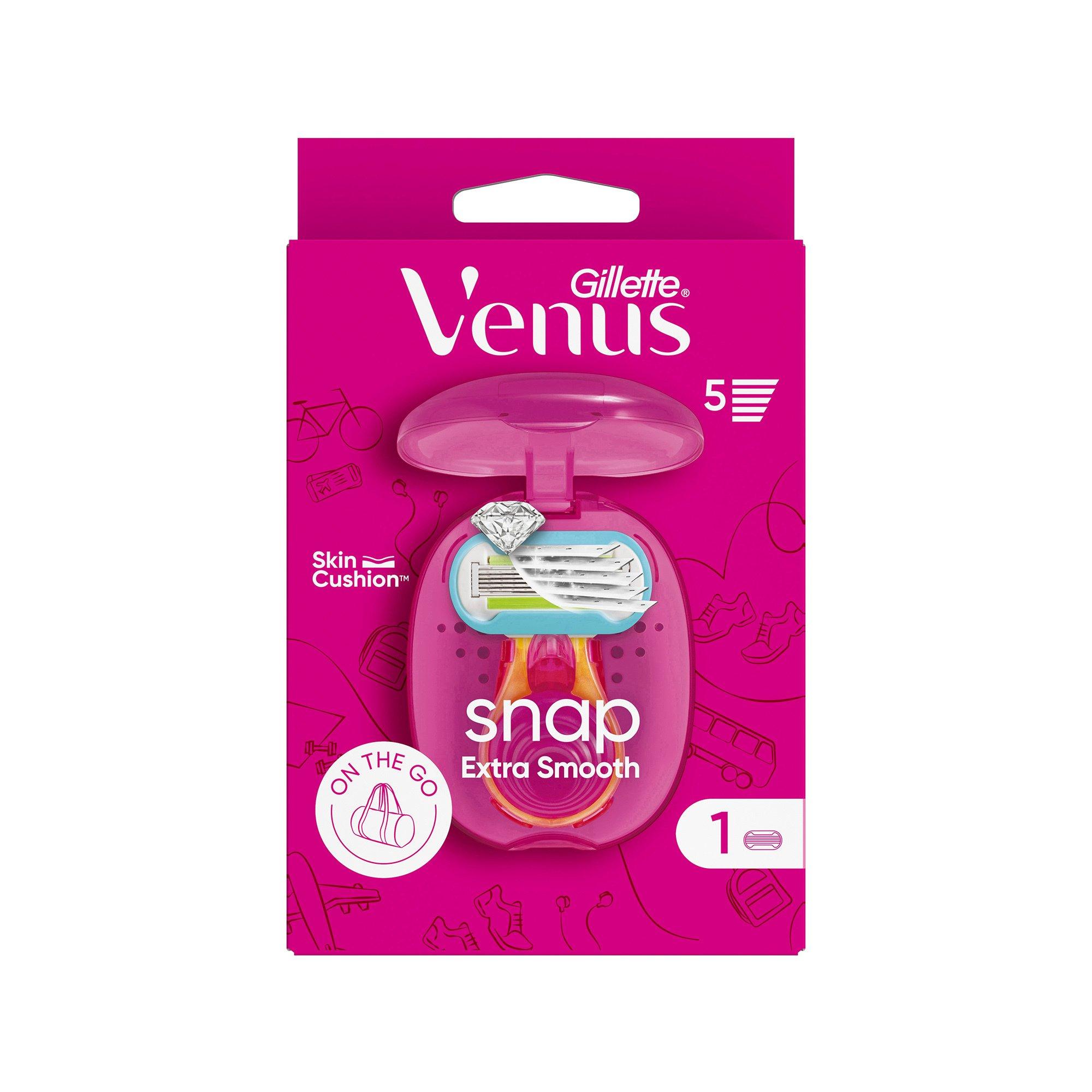 Image of Gillette Venus Extra Smooth Snap Pink Rasierer - 1 pezzo