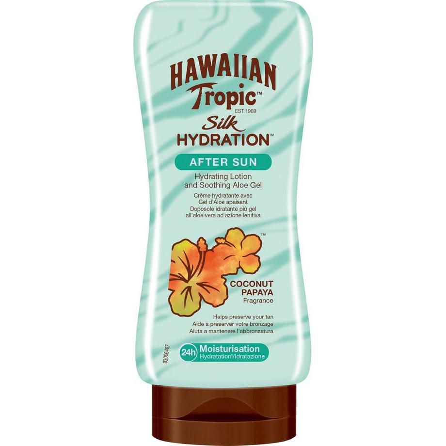 HAWAIIAN Silk Hydra Air Soft Silk Hydration After Sun Hydrating Lotion and Soothing Aloe Gel 