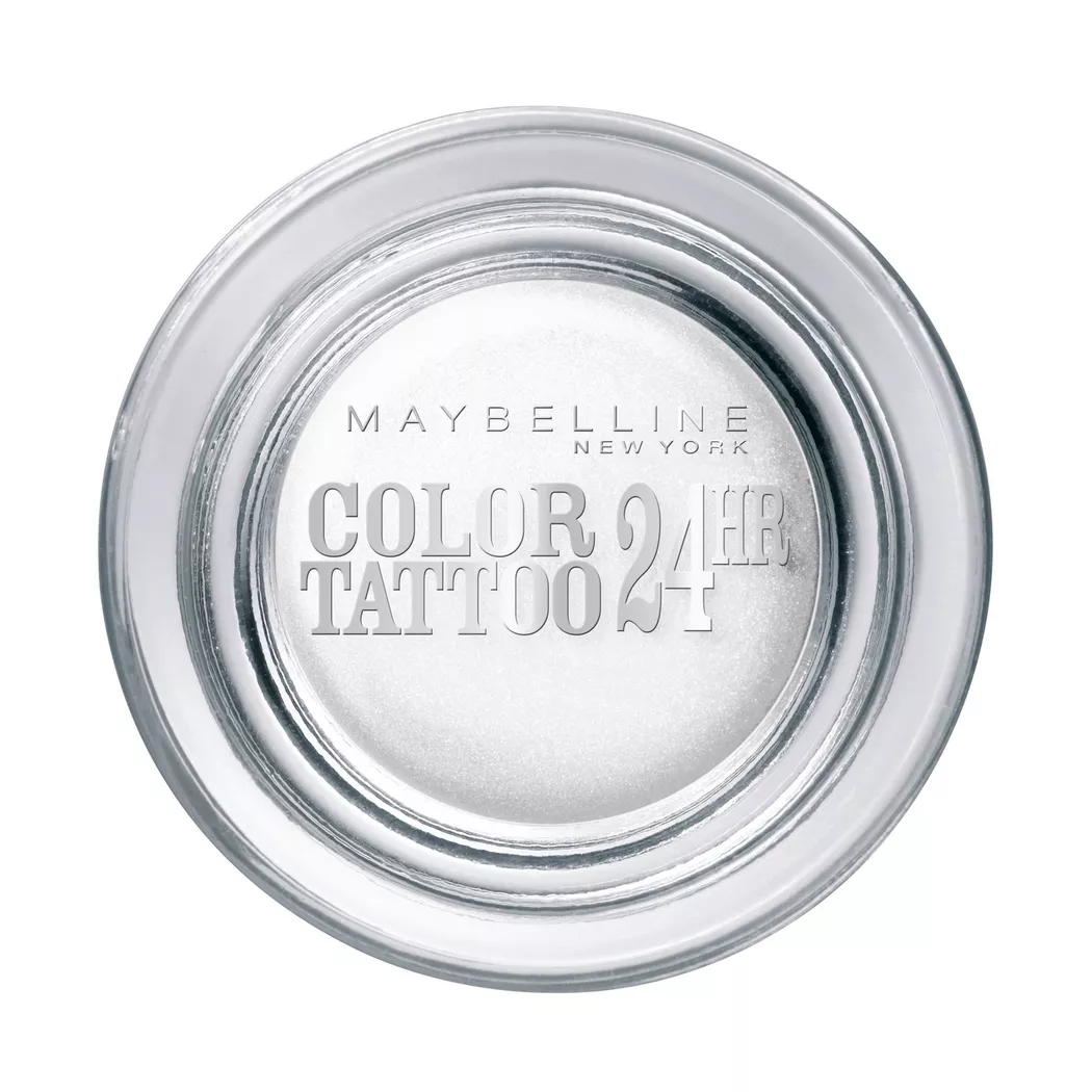 Maybelline - Eyestudio Color Tattoo 24H Creme-Gel Lidschatten, Eye Studio, 4 g,  Infinite White