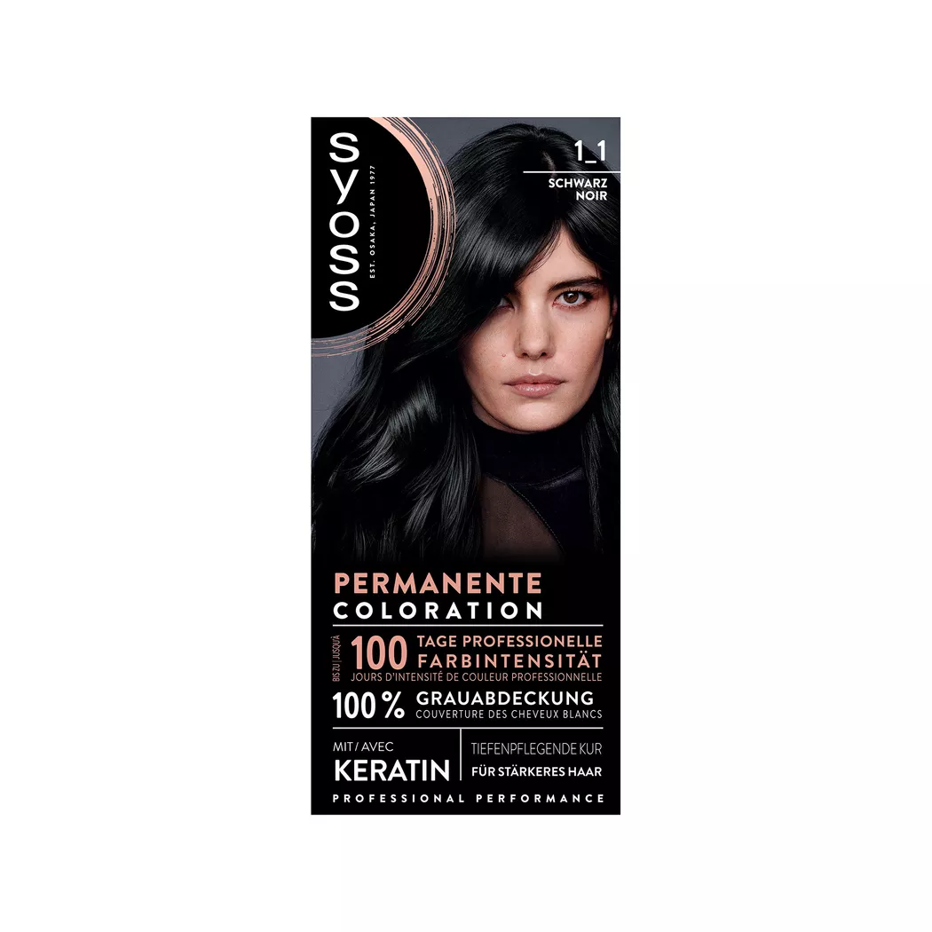 Syoss - Baseline Permanente Coloration, Mixing Color, 115 ml, Schwarz -