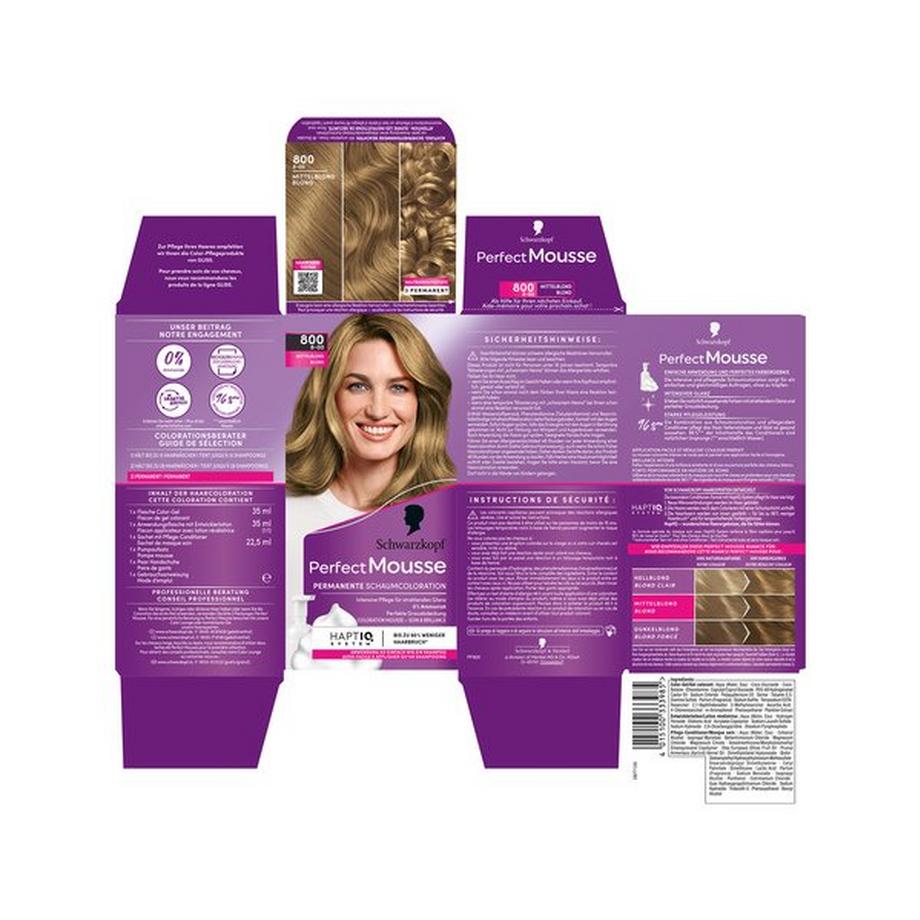 Perfect Mousse Permanent Coloration Permanente De La Mousse 