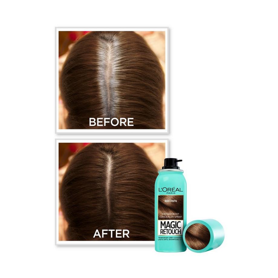 MAGIC RETOUCH Ansatz Spray Haaransatzspray Kühles Braun 