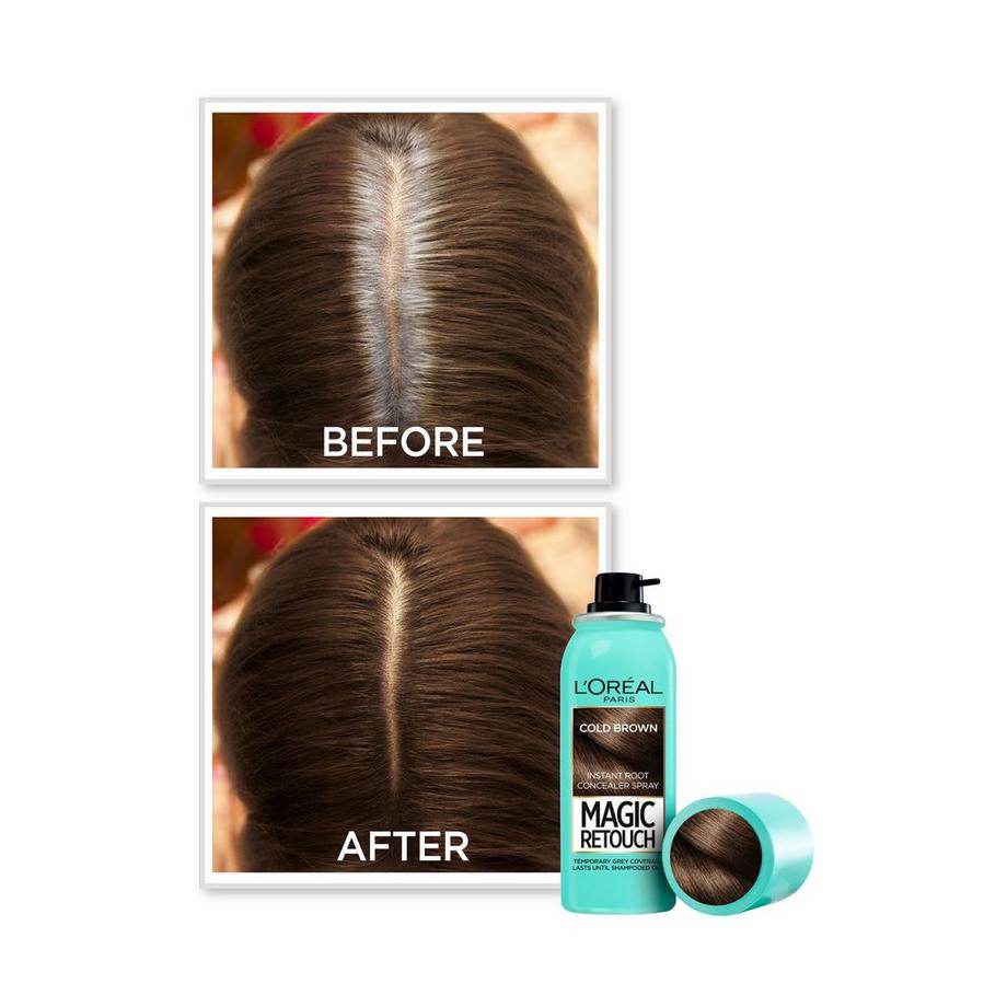 MAGIC RETOUCH Ansatz Spray Haaransatzspray Kühles Braun 