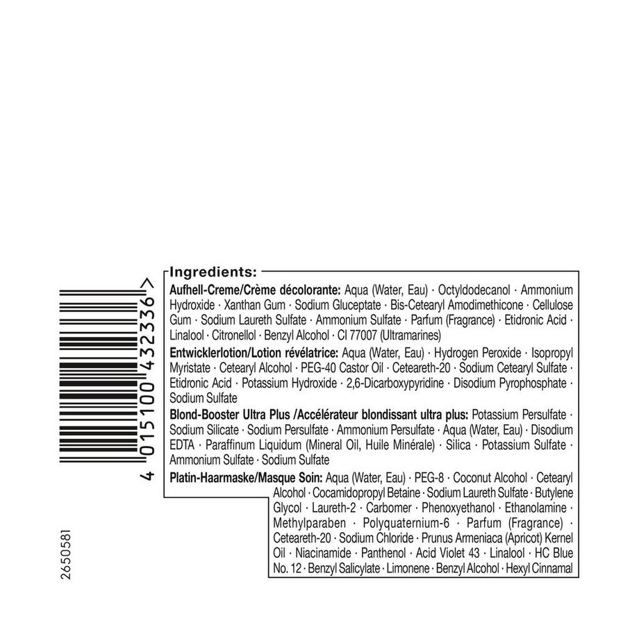 Blonde Extreme Aufheller L1+ Tinta per capelli 