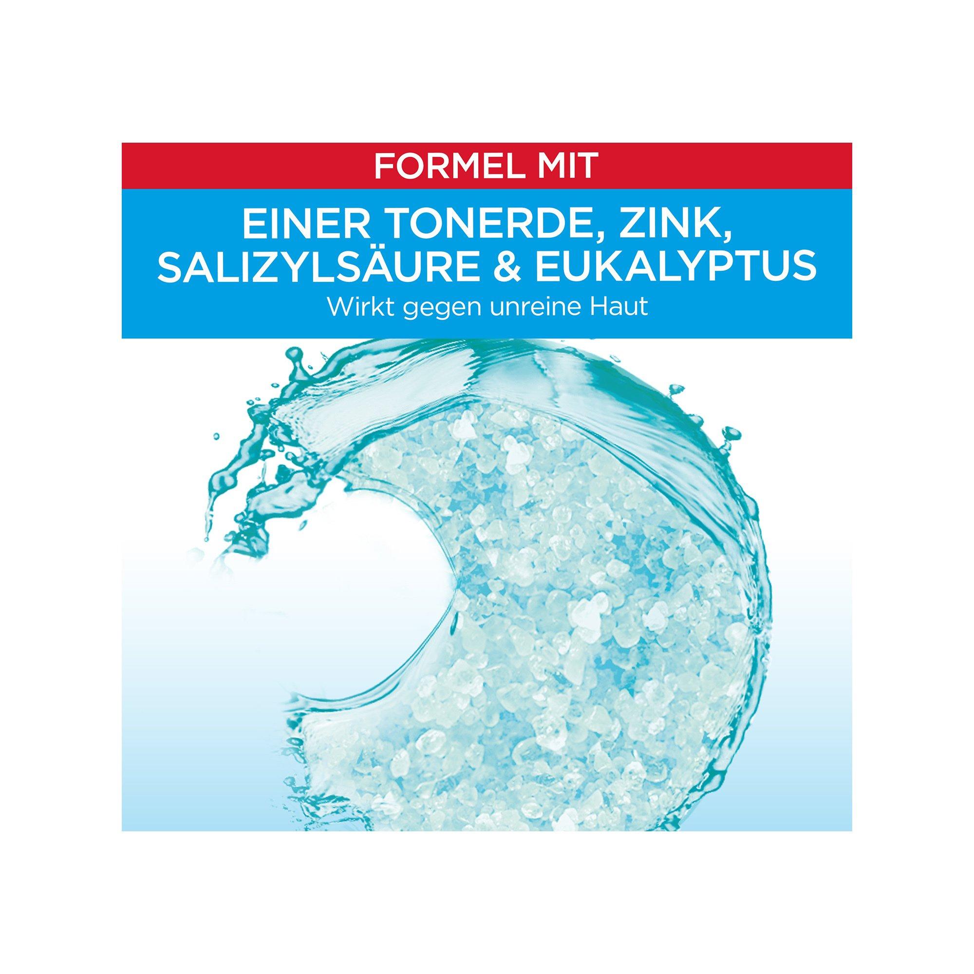 GARNIER Reinigung Skin Naturals Pure 3in1 Gel Nettoyant + Peeling + Masque 