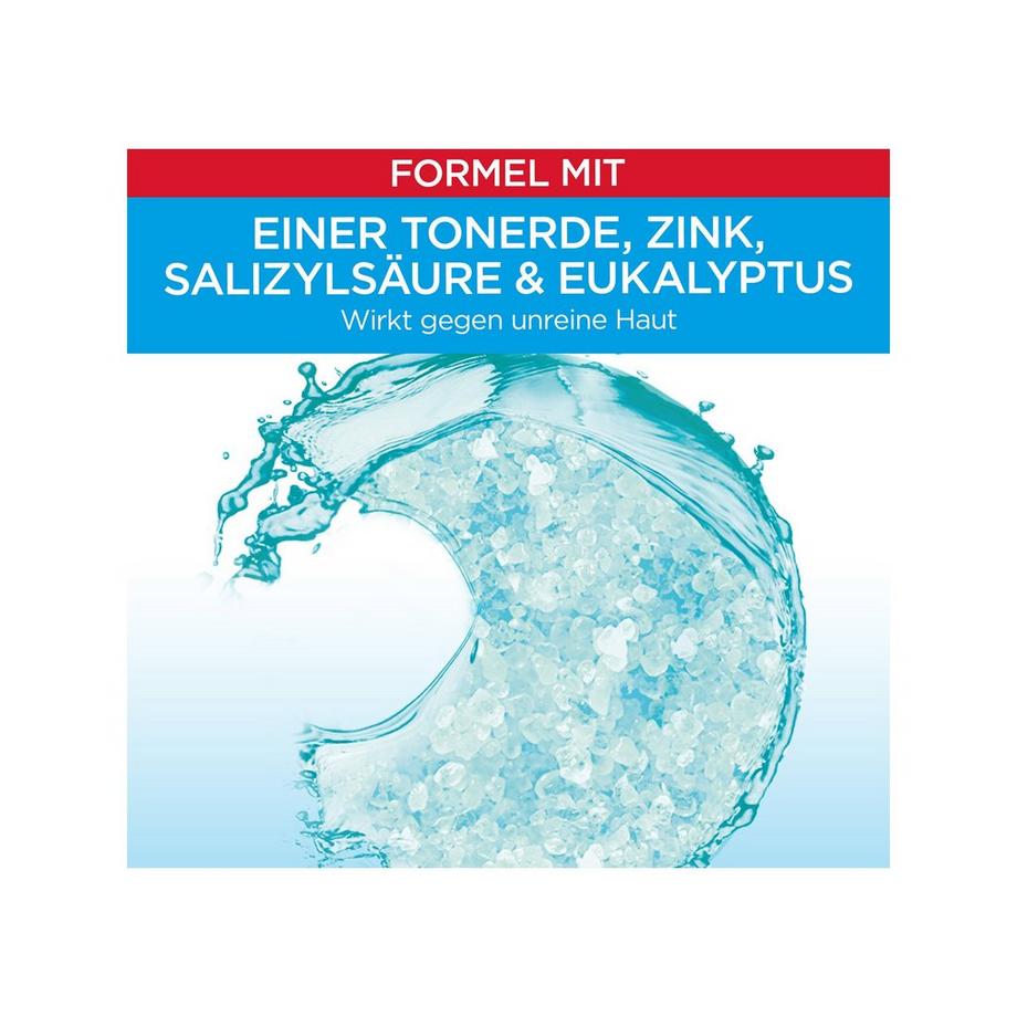 GARNIER Reinigung Skin Naturals Pure 3in1 Lavare il Gel + Peeling + Maschera 