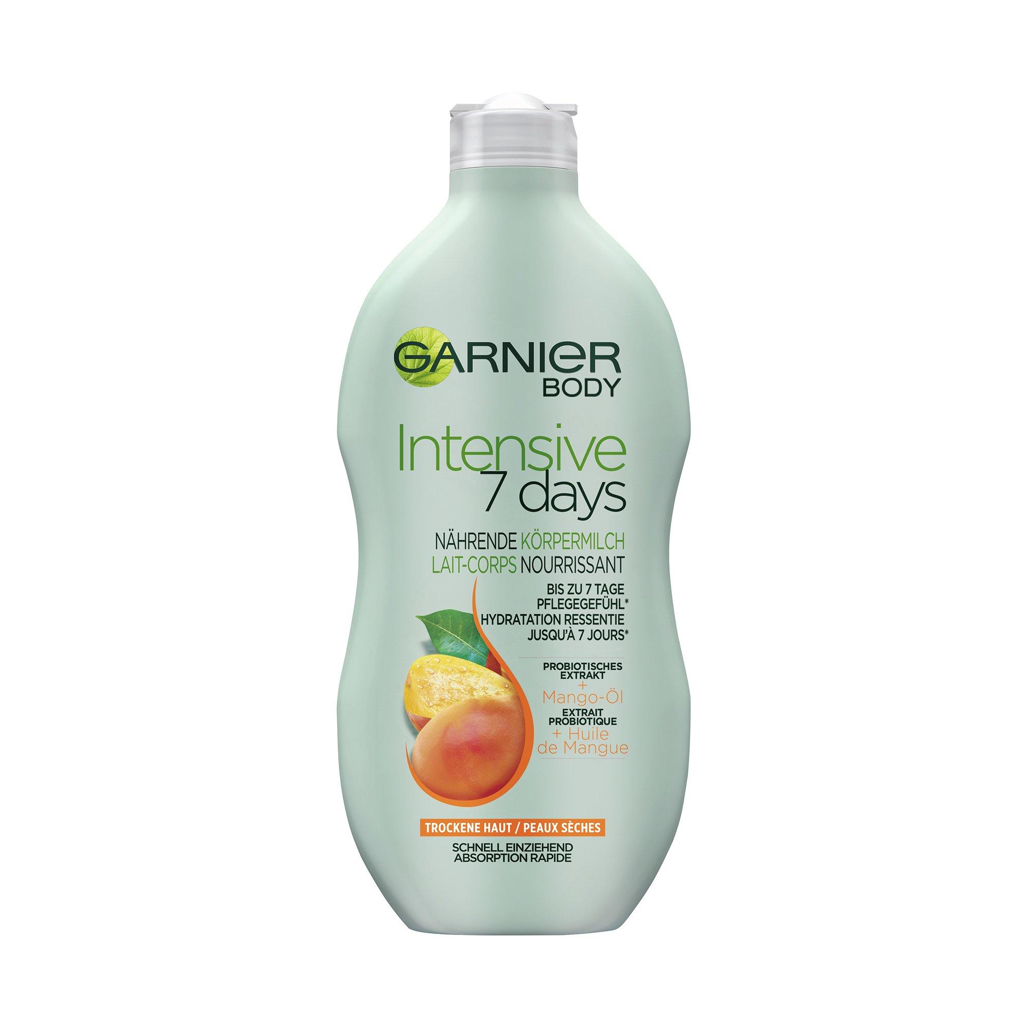 GARNIER Lait mango Body Intensive 7 Days Pflegende Body-Milk Mango-Öl 