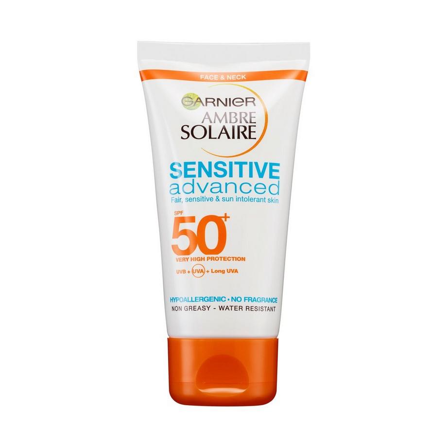 GARNIER Sensitiv Ambre Solaire Sensitive Expert+ Crema Protettiva Viso SPF 50 