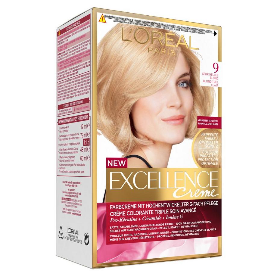 L'Oréal Paris  Creme, Coloration Permanente pour cheveux blonds 